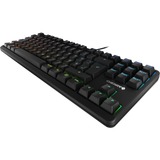CHERRY G80-3000N RGB TKL teclado Universal USB QWERTY Internacional de EE.UU. Negro negro, Alámbrico, USB, Interruptor mecánico, QWERTY, LED RGB, Negro