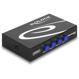 DeLOCK 87634 serie de caja de interruptor Alámbrico, Conmutador USB Alámbrico, 112 x 67 x 29 mm