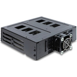 DeLOCK Marco intercambiable de 5,25″ para 8 x 2,5″ HDD / SSD SATA o SAS con cerradura, Bastidor de instalación 