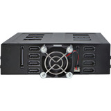 DeLOCK Marco intercambiable de 5,25″ para 8 x 2,5″ HDD / SSD SATA o SAS con cerradura, Bastidor de instalación 