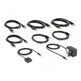 DeLOCK Switch KVM DisplayPort 1.4, 8K 60Hz, USB 3.2 Gen 1, Audio gris/Negro