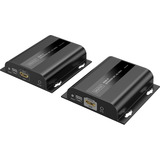 Digitus Extensor de video 4K USB-C > HDMI, 200 metros, Alargador de HDMI negro