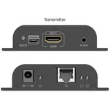 Digitus Extensor de video 4K USB-C > HDMI, 200 metros, Alargador de HDMI negro