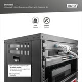 Digitus Rack de equipo universal de 19 pulgadas con ruedas, Rack, caja de servidor negro