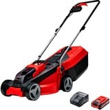 EINHELL GE-CM 18/30 Li (1x3,0Ah) Cortacésped manual Batería Negro, Rojo rojo/Negro, 0Ah), Cortacésped manual, 150 m², 30 cm, 3 cm, 7 cm, Hojas cilíndricas