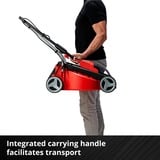 EINHELL GE-CM 18/30 Li (1x3,0Ah) Cortacésped manual Batería Negro, Rojo rojo/Negro, 0Ah), Cortacésped manual, 150 m², 30 cm, 3 cm, 7 cm, Hojas cilíndricas
