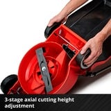 EINHELL GE-CM 18/30 Li (1x3,0Ah) Cortacésped manual Batería Negro, Rojo rojo/Negro, 0Ah), Cortacésped manual, 150 m², 30 cm, 3 cm, 7 cm, Hojas cilíndricas