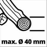 EINHELL Trituradora eléctrica GC-KS 2540 CE, Picador rojo/Negro