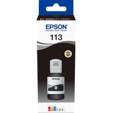 Epson 113 EcoTank Pigment Black ink bottle, Tinta Negro, Epson, Ecotank ET-5880, EcoTank ET-5850, EcoTank ET-5800, EcoTank ET-16650, EcoTank ET-16600, 7500 páginas, 127 ml, Pigment