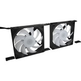 Inter-Tech 88885647, Ventilador negro