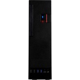 Inter-Tech S-331 Escritorio Negro, Caja de sobremesa negro, Escritorio, PC, Negro, micro ATX, Mini-ITX, 7,5 cm, 23 cm