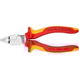 KNIPEX 01 06 160 Alicates de electricista alicate, Alicates combi rojo/Amarillo, Alicates de electricista, Acero cromo vanadio, De plástico, Rojo/naranja, 16 cm, 201 g