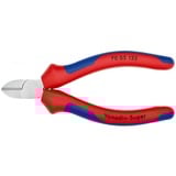 KNIPEX Cortaalambres 70 05 125, Alicates de corte rojo/Azul