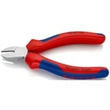 KNIPEX Cortaalambres 70 05 125, Alicates de corte rojo/Azul