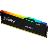 Kingston FURY FURY Beast RGB módulo de memoria 16 GB 1 x 16 GB DDR5 5600 MHz, Memoria RAM negro, 16 GB, 1 x 16 GB, DDR5, 5600 MHz, 288-pin DIMM
