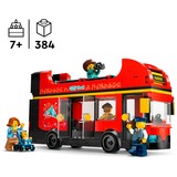 LEGO City Autobús Turístico Rojo de Dos Plantas, Juegos de construcción Juego de construcción, 7 año(s), Plástico, 384 pieza(s), 607 g