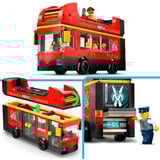 LEGO City Autobús Turístico Rojo de Dos Plantas, Juegos de construcción Juego de construcción, 7 año(s), Plástico, 384 pieza(s), 607 g