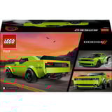 LEGO Speed Champions Deportivo Dodge Challenger SRT Hellcat, Juegos de construcción Juego de construcción, 9 año(s), Plástico, 390 pieza(s), 404 g