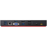 Lenovo ThinkPad Thunderbolt 3 Dock reacondicionado, Estación de acoplamiento negro