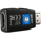 Lindy Emulador EDID HDMI 4K60, Adaptador negro