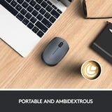 Logitech M170 ratón Oficina Ambidextro RF inalámbrico Óptico 1000 DPI gris, Ambidextro, Óptico, RF inalámbrico, 1000 DPI, Gris