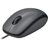 Logitech Mouse M100 ratón Ambidextro USB tipo A Óptico 1000 DPI gris, Ambidextro, Óptico, USB tipo A, 1000 DPI, Gris