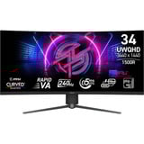 MSI MPG 346CQRF X24, Monitor de gaming negro