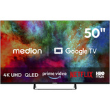 Medion LIFE MD 850701 Google TV, TV QLED negro