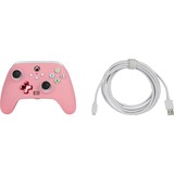 PowerA 1518815-01, Gamepad rosa neón/blanco