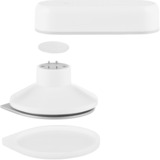 Princess 01.328000.01.001 Iron & Travel, Plancha de viaje blanco, Plancha seco, Suela de titanio, Blanco, 0,75 min, 160 °C, 160 W