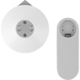 Princess 01.328000.01.001 Iron & Travel, Plancha de viaje blanco, Plancha seco, Suela de titanio, Blanco, 0,75 min, 160 °C, 160 W