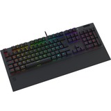 SPC Gear GK650K Omnis teclado USB QWERTZ Alemán Negro, Teclado para gaming negro, Completo (100%), USB, Interruptor mecánico, QWERTZ, LED RGB, Negro