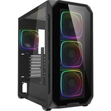 Sharkoon AK5G RGB, Cajas de torre negro