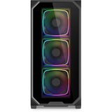 Sharkoon AK5G RGB, Cajas de torre negro