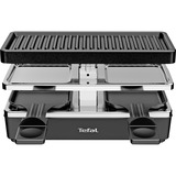 Tefal Plug & Share RE230812 parrilla eléctrica de contacto, Raclette negro/Plateado, Negro, Plata, Rectangular, China, 400 W, 148 mm, 241 mm