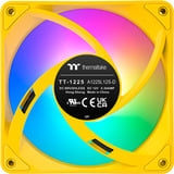 Thermaltake CL-F215-PL12BB-A, Ventilador amarillo