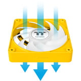 Thermaltake CT120 EX ARGB Sync PC Cooling Fan Bumblebee, Ventilador amarillo