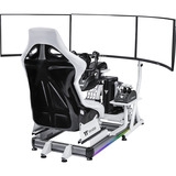 Thermaltake Cockpit simulador de vuelo GF500 Snow, Sim Rig blanco