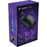 Turtle Beach Burst II Air – Ratón de Juego inalámbrico de 2,4 GHz, Ultraligero de 47 g, interruptores ópticos, simétrico, Sensor óptico de 26 000 PPP, Bluetooth, 120 Horas de batería - Negro, Ratones para gaming negro, 4 GHz, Ultraligero de 47 g, interruptores ópticos, simétrico, Sensor óptico de 26 000 PPP, Bluetooth, 120 Horas de batería - Negro, mano derecha, Óptico, RF Wireless + Bluetooth, 26000 DPI, Negro