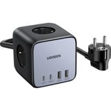 UGREEN DigiNest Cube regleta de enchufes (3 enchufes AC + 65W 2A2C) 