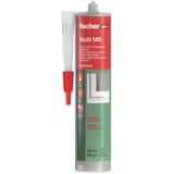 fischer Adhesivo de construcción Multi MS 290ml, sellador gris