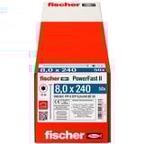 fischer PowerFast II 8,0x240 SK TX TG blvz, 566363, Tornillo 