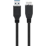 goobay Cable USB 3.2 Gen 1, conector USB-A > conector Micro-USB (Tipo B) negro