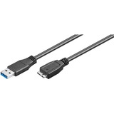 goobay Cable USB 3.2 Gen 1, conector USB-A > conector Micro-USB (Tipo B) negro