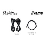 iiyama P1671HSC-B1, Monitor LED negro (mate)