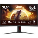 AOC C32G4Z, Monitor de gaming negro