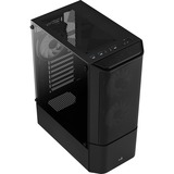 Aerocool Quantum Mesh Midi Tower Negro, Cajas de torre negro/Gris, Midi Tower, PC, Negro, ATX, micro ATX, Mini-ITX, Acrilonitrilo butadieno estireno (ABS), SPCC, Acero, Juego