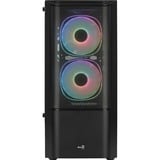 Aerocool Quantum Mesh Midi Tower Negro, Cajas de torre negro/Gris, Midi Tower, PC, Negro, ATX, micro ATX, Mini-ITX, Acrilonitrilo butadieno estireno (ABS), SPCC, Acero, Juego