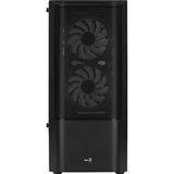 Aerocool Quantum Mesh Midi Tower Negro, Cajas de torre negro/Gris, Midi Tower, PC, Negro, ATX, micro ATX, Mini-ITX, Acrilonitrilo butadieno estireno (ABS), SPCC, Acero, Juego