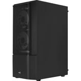 Aerocool Quantum Mesh Midi Tower Negro, Cajas de torre negro/Gris, Midi Tower, PC, Negro, ATX, micro ATX, Mini-ITX, Acrilonitrilo butadieno estireno (ABS), SPCC, Acero, Juego